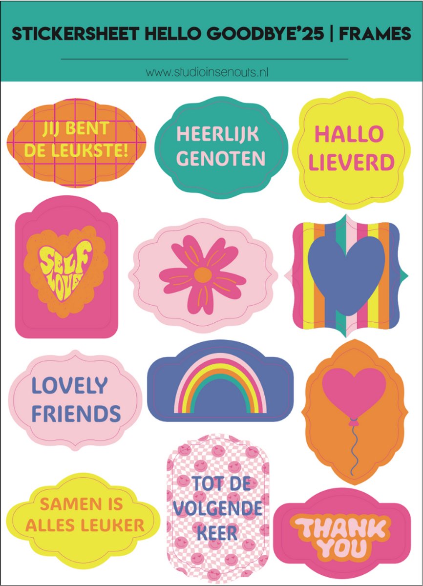 Stickervel Frames | Hello Goodbye'25