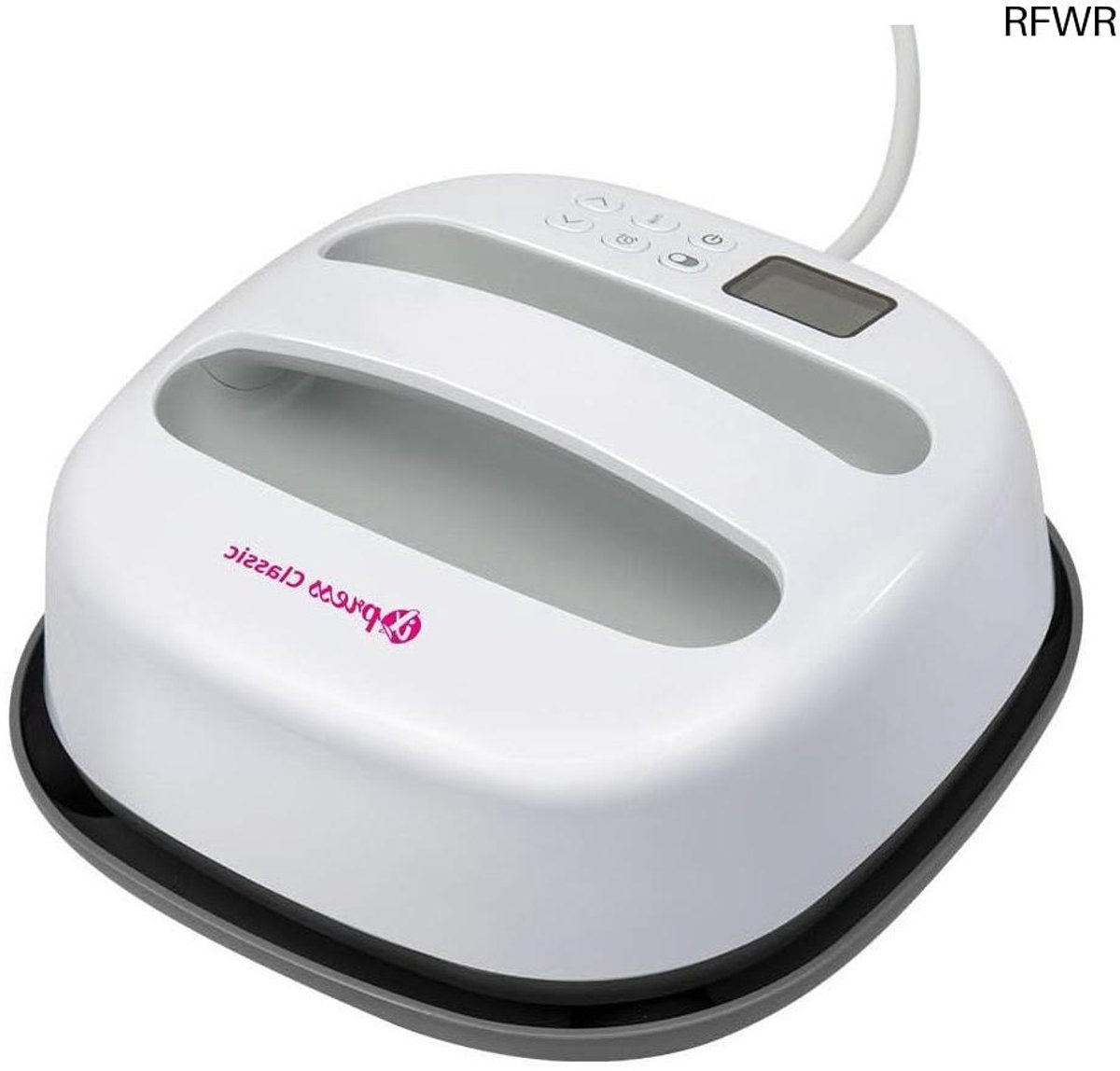 RFWR® Compacte 2-transferpers voor nauwkeurige persresultaten - 22,5 x 22,5 cm