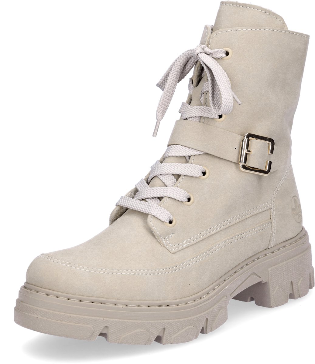 Rieker dames veterboot beige