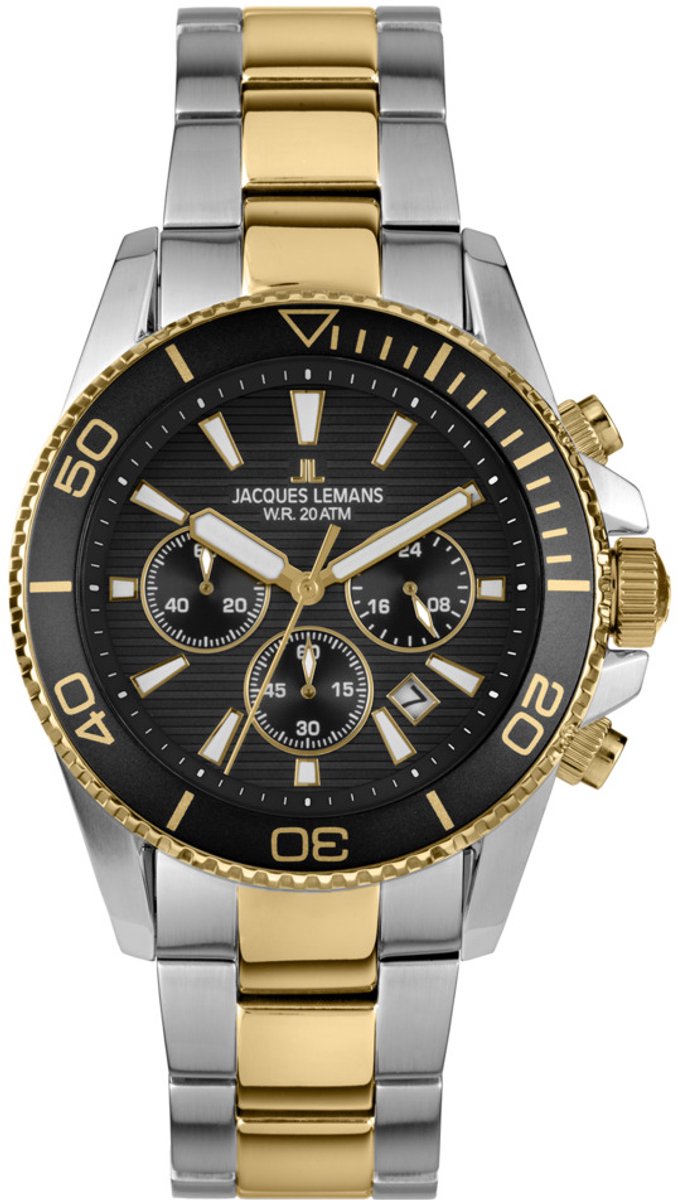 Chronograaf Liverpool Diver Black - Gold