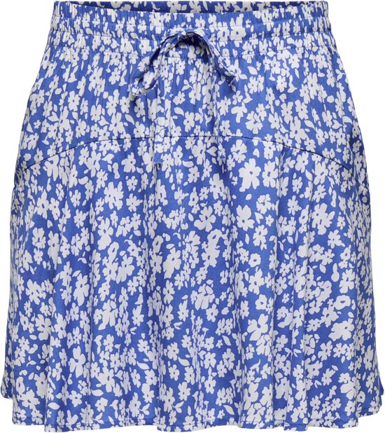 Only Broek Onlnala Life Skort Wvn Noos 15322967 Marina/white Flower Dames Maat - M
