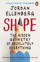Livre "Shape: The Hidden Geometry of Absolutely Everything" par Jordan Ellenberg, avec la pointe d'un crayon formant le A.