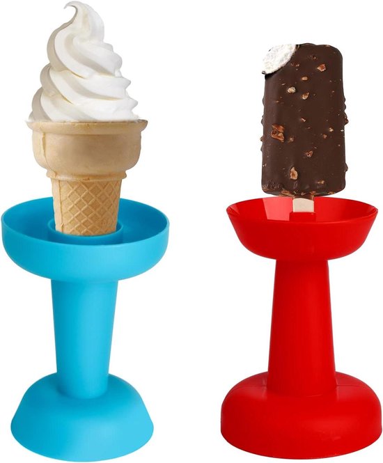 Supports De Glace - Anti-gouttes - Lot De 4 - Paille Intégrée