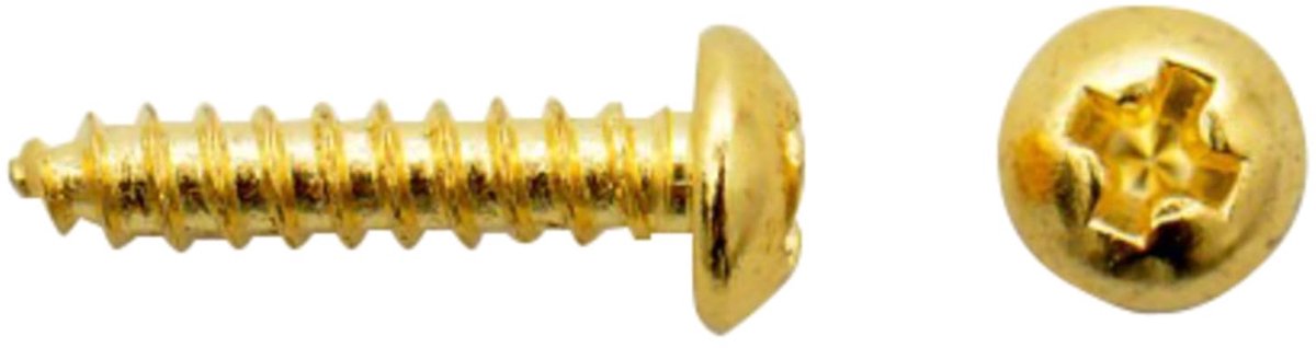 Göldo SR07G Tuner Mounting Screws 20-Pack (Gold) - Gitaaronderdeel