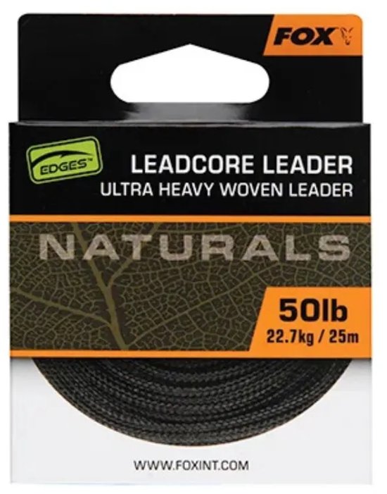Fox Naturals Leadcore 7m 50 lb 22.7kg van Fox — afbeelding 4
