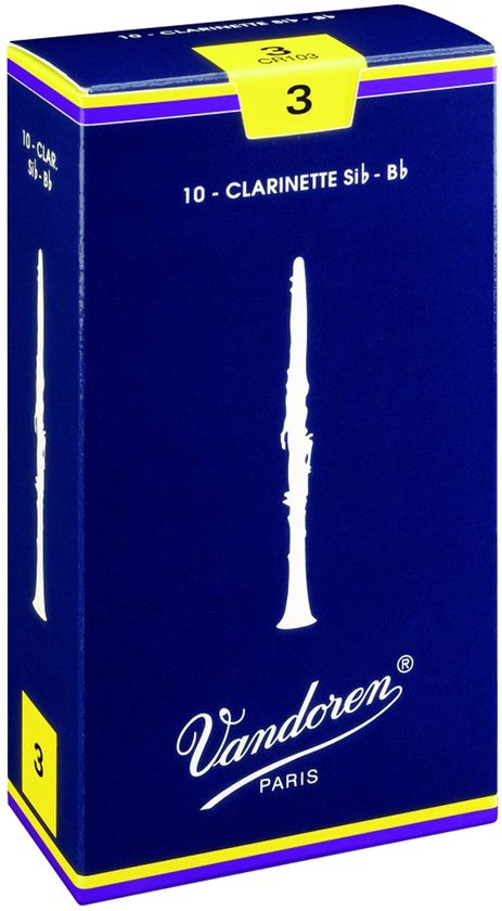 Vandoren Classic Bb-Klarinette  1,5 doos met 10 rieten - Riet voor Bb-klarinet (Frans)