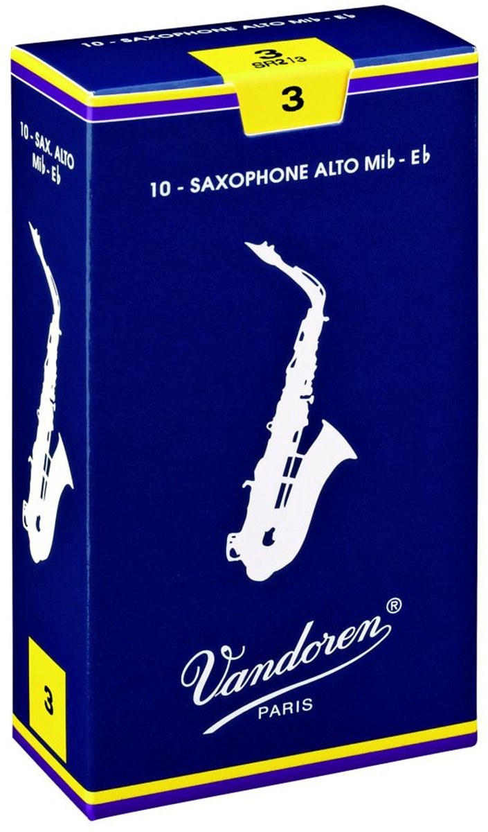 Vandoren Classic Altsaxofoon 2,5 doos met 10 rieten - Riet voor altsaxofoon
