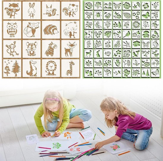 Stencils van strand - Creatief met zand - Knutselen met kinderen