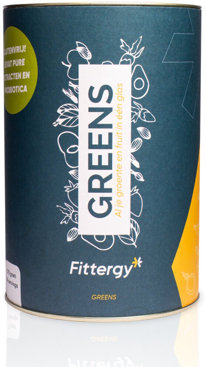 Goedkoopste 2x Fittergy Supplements Greens 270 gr