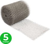 VerminBuster Muizengaas - 5m x 15cm - Rattengaas - RVS Weringsgaas - Stootvoegrooster gaas
