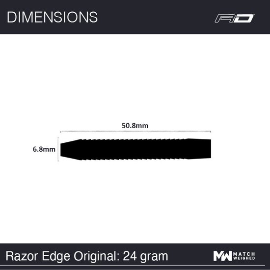 Red Dragon Razor Edge 85% - Dartpijlen van Red Dragon — afbeelding 4
