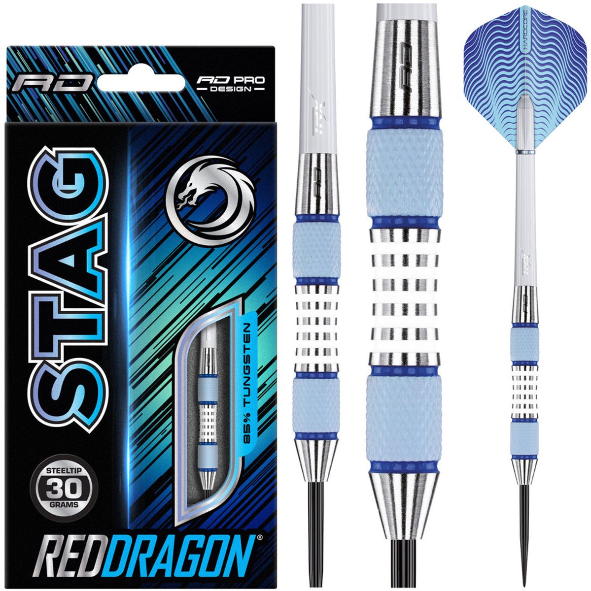 Red Dragon Stag 85% - Dartpijlen 24 Gram