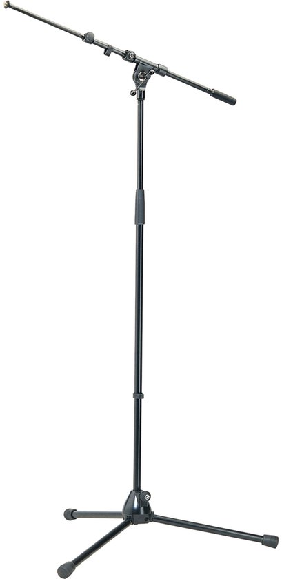 König & Meyer 210/9 microfoonstatief, zwart uitschuifbare zwenkarm,zwaar