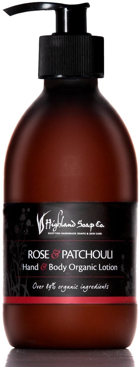 Rose & Patchouli – Bloemig & Zwoel - Biologische Hand- & Bodylotion 300ml