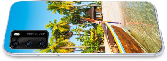 Coque Huawei P40 - Plage - Kayak - Été - Coque de téléphone en Siliconen