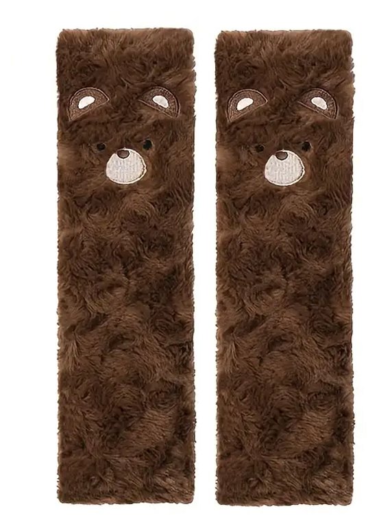 Paire De Housses De Ceinture De Sécurité - Coussin D'épaule Rouge - 27 Cm - Polyester