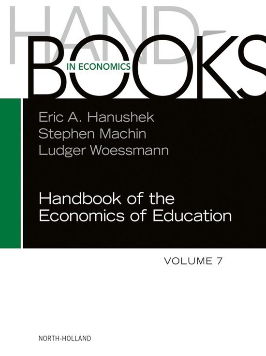 Handbook of the Economics of Education 7 - Handbook of the E ... - cover