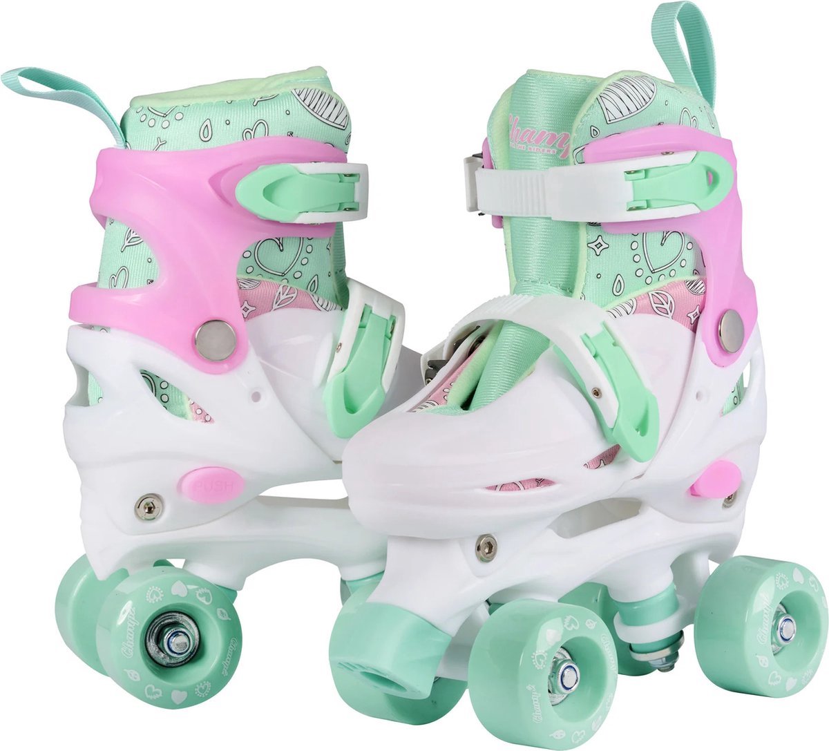 Champz Verstelbare Rolschaatsen voor Kinderen EU Pastel Roze