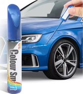 TLVX Lakstift Blauw / Auto Schade Kras Reparatie Pen Verf Kwastje / Car Scratch Repair Blue / Lakschade herstel Auto / Motor / Scooter / Fiets / E-Bike / Fatbike / Kras Verwijderen / Steenslag / Sleutelschade Deur / Waterproof / Permanent Lak Herstel