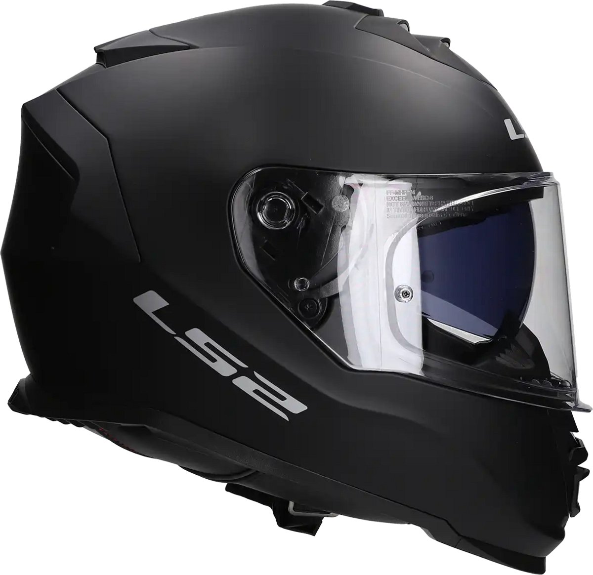 LS2 FF800 Storm II Solid Mat Zwart Integraalhelm - Maat S - Helm
