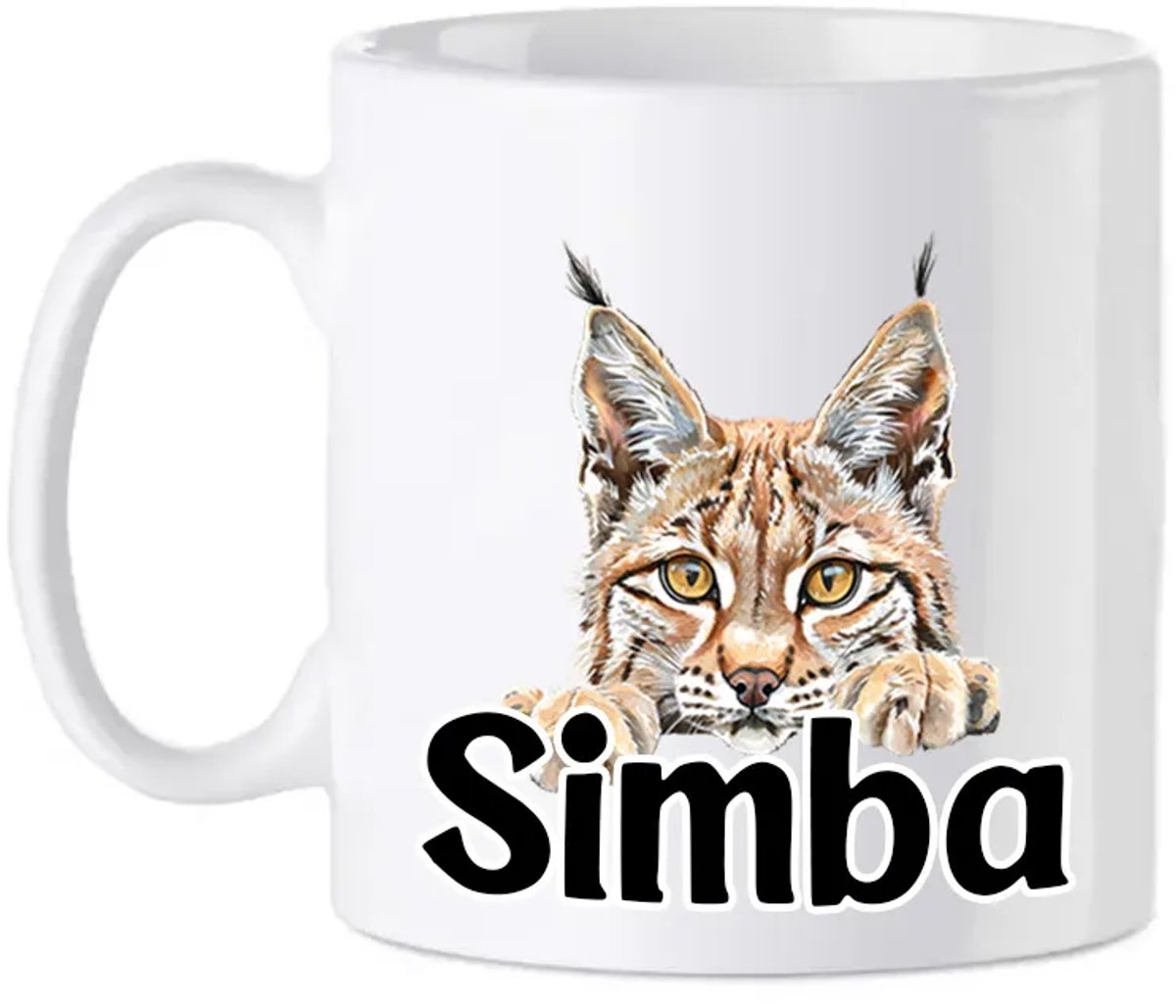Highlander mok met naam - Kattenmok - Gepersonaliseerd - Cadeautip