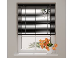 Radeco® Aluminium Jaloezie Easy - 25 mm - Black - 90 x 175 cm