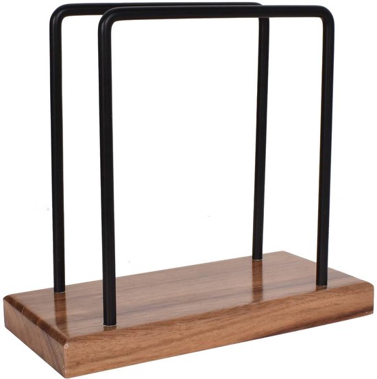 Serviettenhalter für Tischserviettenhalter, Metall Serviettenständer, Freistehender Tischtuchspender, Serviettenspender für Tische, Essen, Küche Arbeitsplatte, Restaurant, Picknick (Quadrat
