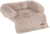 By Cee Cee Origineel Hondendeken Bank – Hondenkleed Bank - Hondenmand - Premium - Volledig Afritsbaar - Mokka Taupe - 85x90 - Maat M