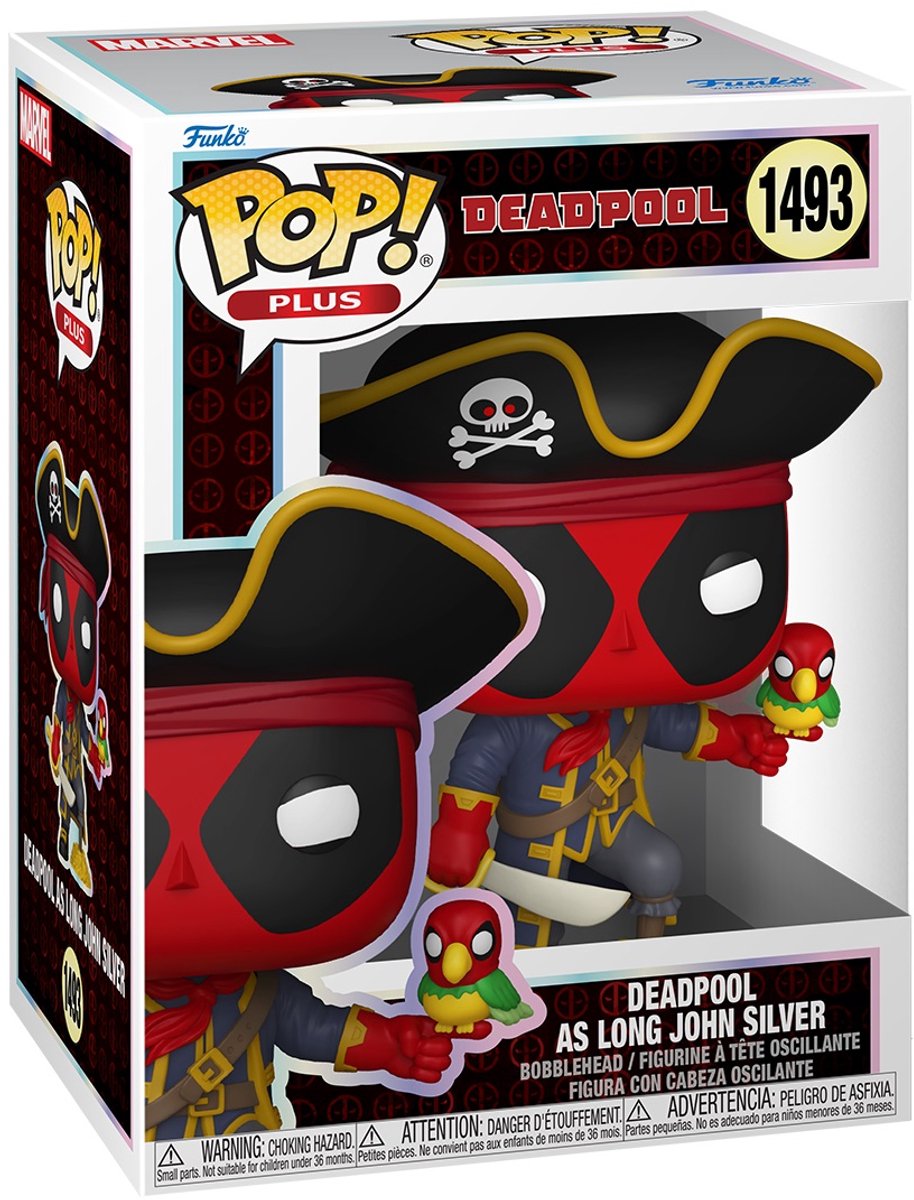 Deadpool Deadpool as Long John Silver vinylfiguur 1493 Unisex Funko Pop! - Neutraal - Standard