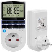 Ruhhy Tijdschakelaar aan/uit schakelaar - 16A - 230V/50Hz - Wit