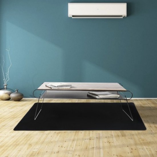 Protège-sol - Tapis de protection pour chaise - 100x140cm - Zwart