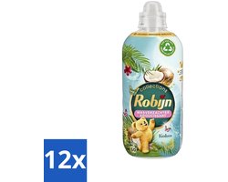 Robijn Collections - Wasverzachter - Kokos - 1,25L - 50 Wasbeurten - Voordeelverpakking - 12 stuks