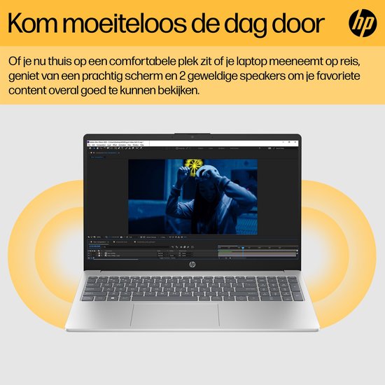 HP Laptop Clamshell Otto 23C1 R7-7730U 16GB/512GB 15.6IN W11H AMD Ryzen™ 7 39,6 cm (15.6") Full HD DDR4-SDRAM SSD Wi-Fi 6 (802.11ax) Windows 11 Home Zilver - HP - Hoofdafbeelding