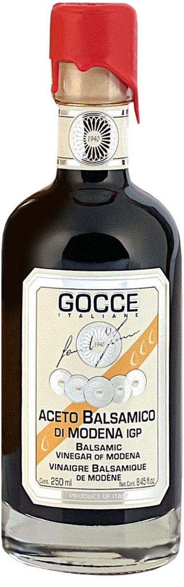 Gocce Traditionele Balsamico Azijn uit Modena IGP Serie 10 250 ml Yellow Box
