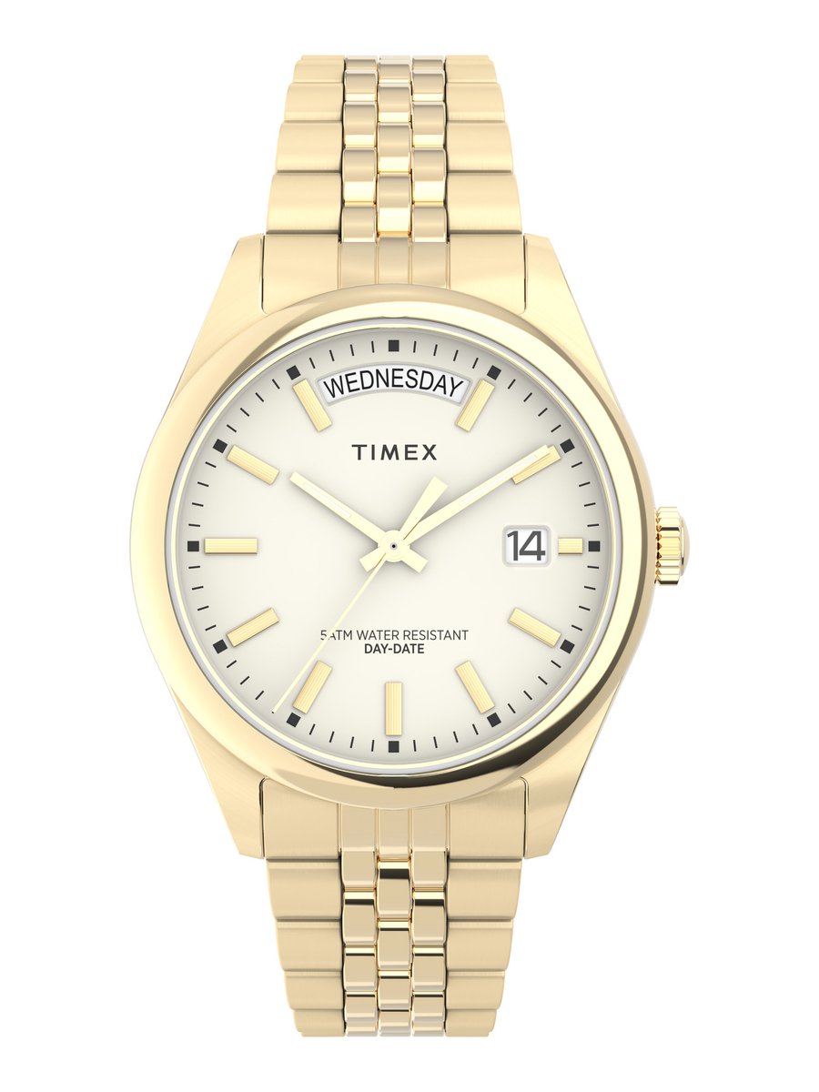 Timex Legacy TW2V68300 Horloge - Staal - Goudkleurig - Ø 36 mm