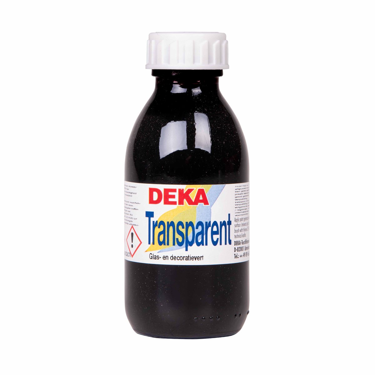 Glasverf Deka transparant 125 ml goudgeel(02507)