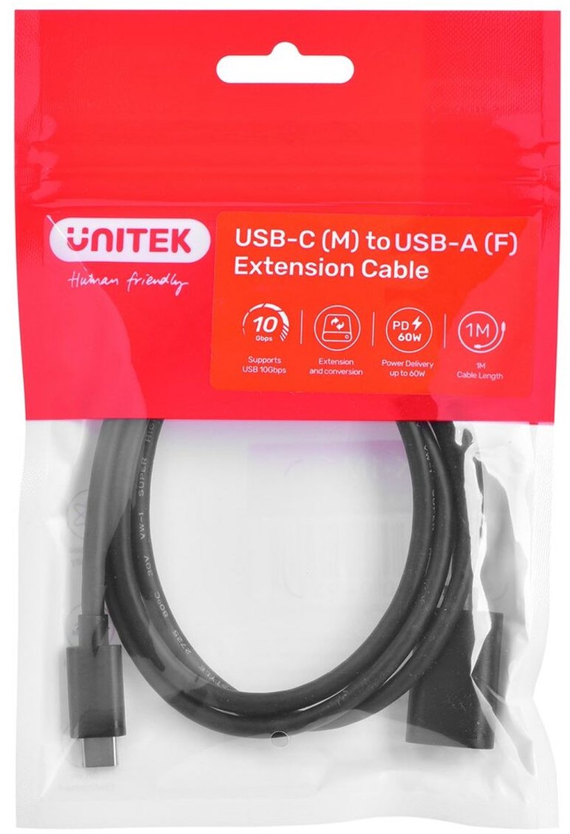 Kabel USB-C naar USB Unitek C476BK-1M 1 m