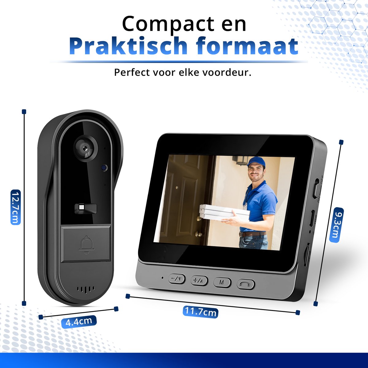 CAMERA DEURBEL – BUDGET & EASY – ZONDER INTERNET – MET SCHERM - Belgïe CAMERA DEURBEL – BUDGET & EASY – ZONDER INTERNET – MET SCHERM - Belgïe