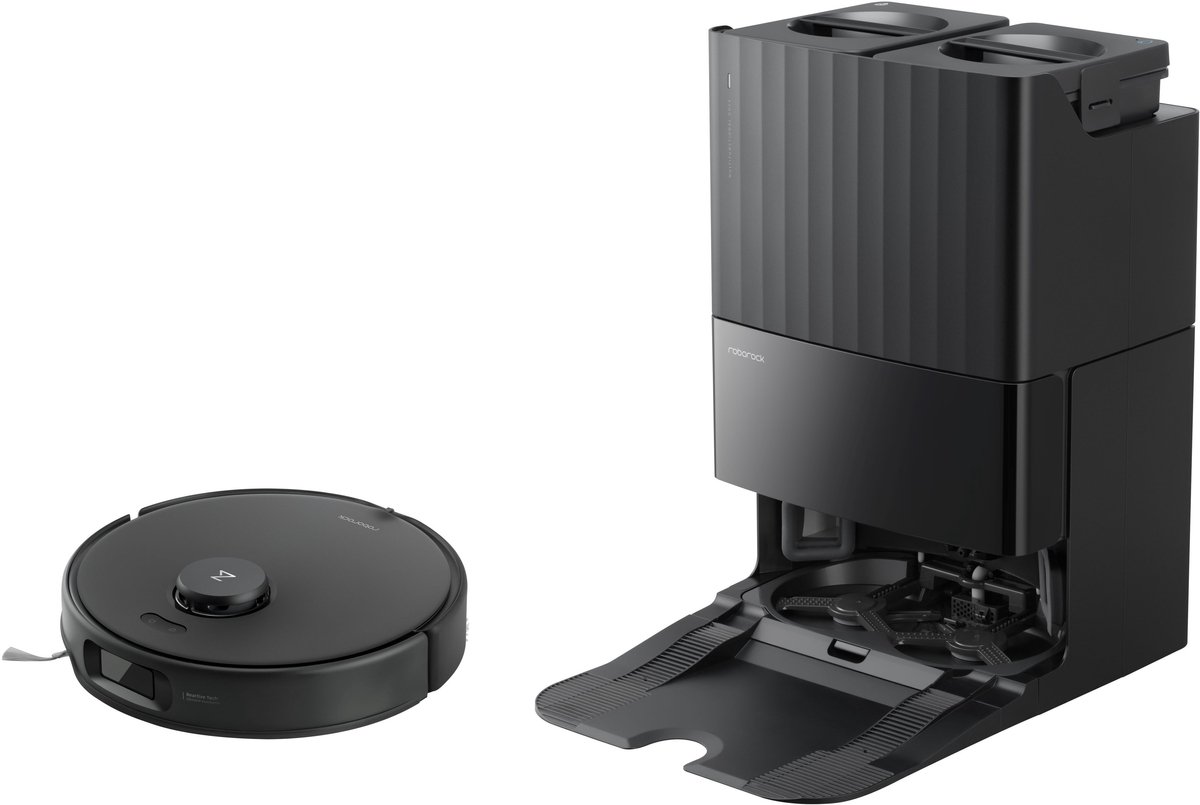 Afbeelding 2 van Roborock Qrevo Edge 5V1 – Robotstofzuiger en Dweilrobot met 17.000 Pa Zuigkracht, FlexiArm™ Technologie, Zelfreinigend Dock en AdaptiLift™ Chassis