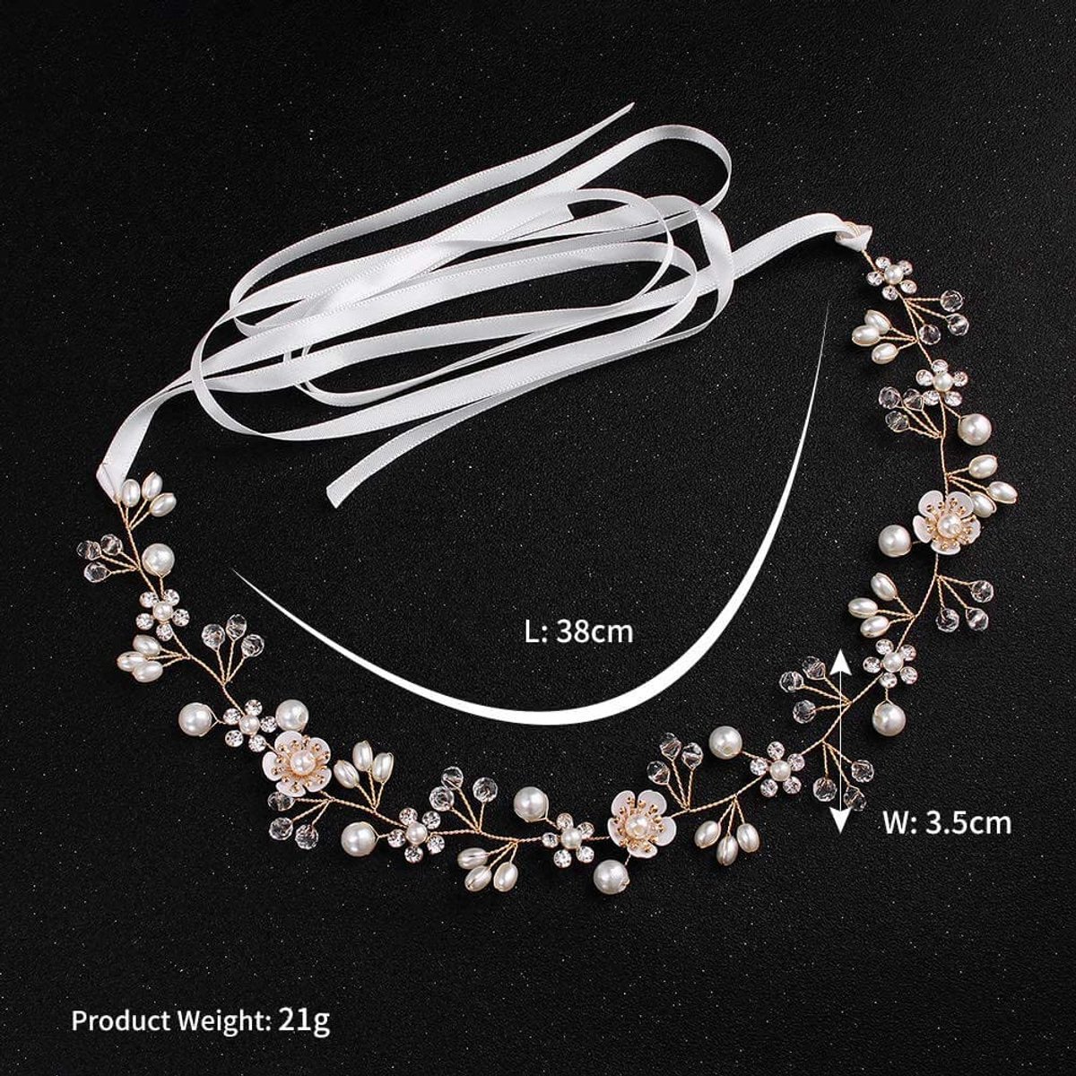 Kristallen Haaraccessoires - Bruids Kroon - Zilver - Handgemaakt