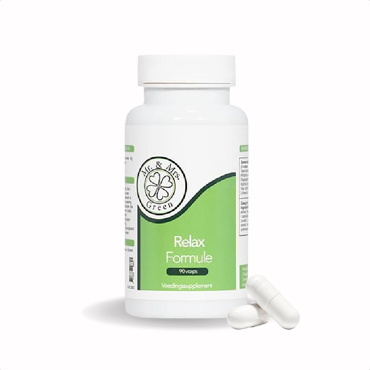 Goedkoopste Mr and Mrs Green - Relax Formule - Valeriaan, Rhodiola & Passiebloem Supplement - Ondersteunt Slaap & Stress - L-Theanine