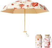 Maibar Paraplu Winddichte Sterke 24 Ribben Compacte Paraplu's Zon UV Bescherming spf 50 Vouwbare Reis Grote Automatisch openen Sluit Paraplu's Paraplu (Rood