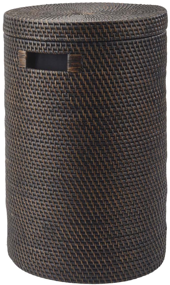 Cino Wasmand Met Deksel Pecan | Bruin | Rotan