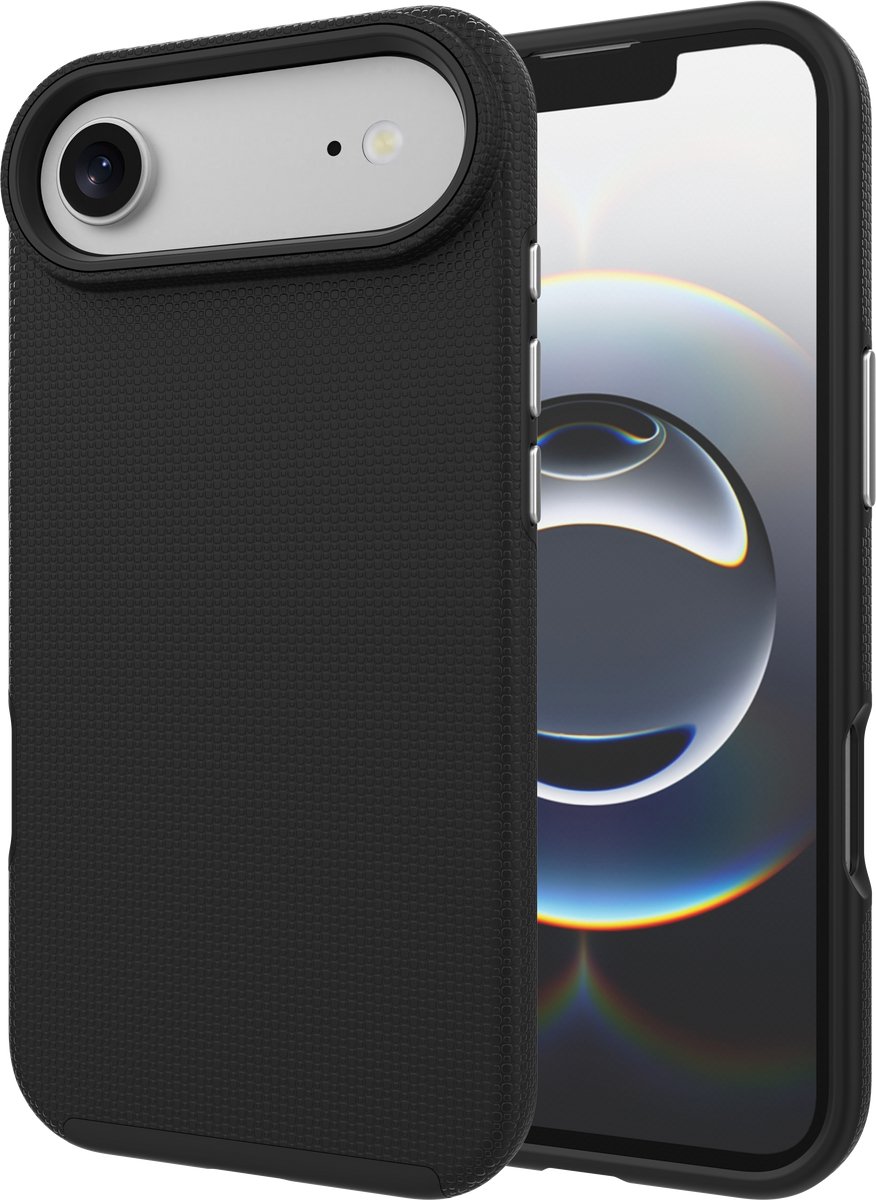Cazy hoesje geschikt voor iPhone Air Hoesje - Drop Protection - Armor Case - Zwart