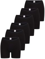 Beeren 6-pak dames Boxershort Softly - lange pijpjes - Multipack - Voordeelverpakking - Aanbieding - Zwart / XL