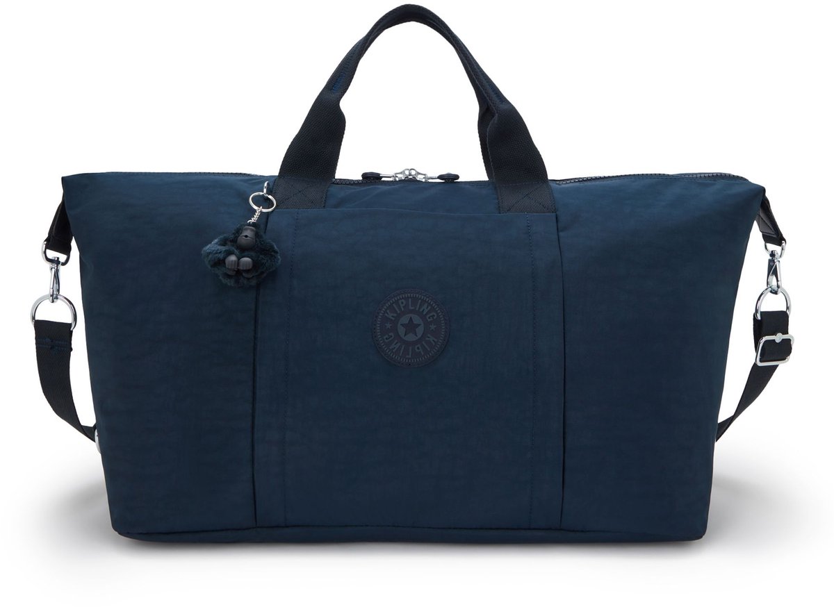 kipling schoudertas sporttas Basic Bori Weekender Blue Bleu 2 donkerblauw