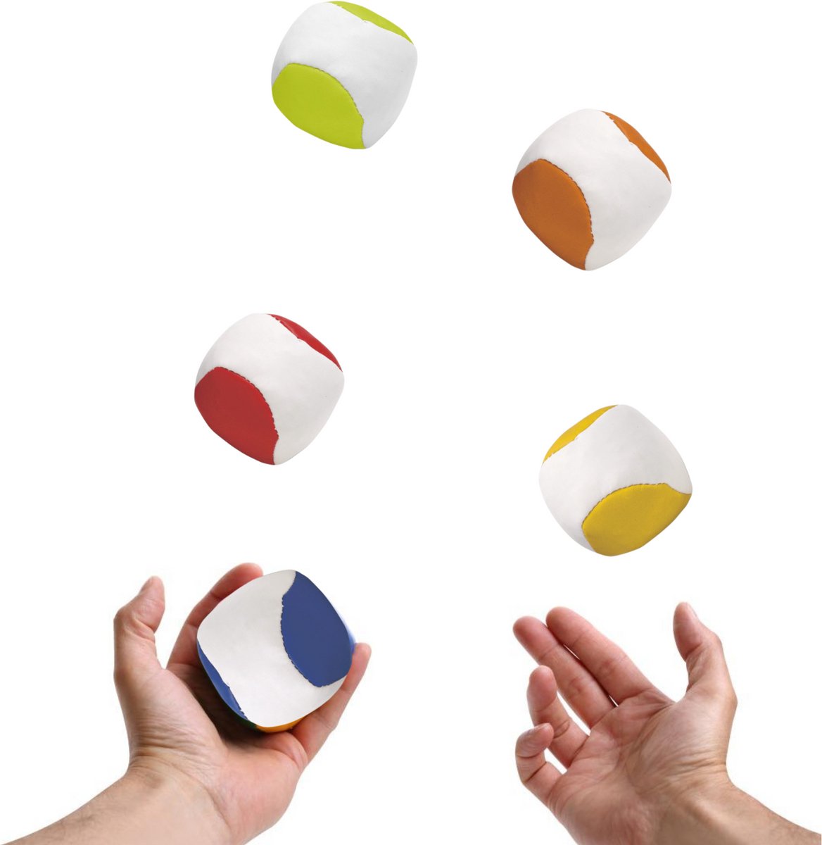 Professionele Jongleerballen Set 5 stuks Hoge Kwaliteit - Jongleer Ballen Set - Juggling balls - Circusballen - 5 x Jongleer Bal — cadeau in Spellen & Speelgoed - foto 5