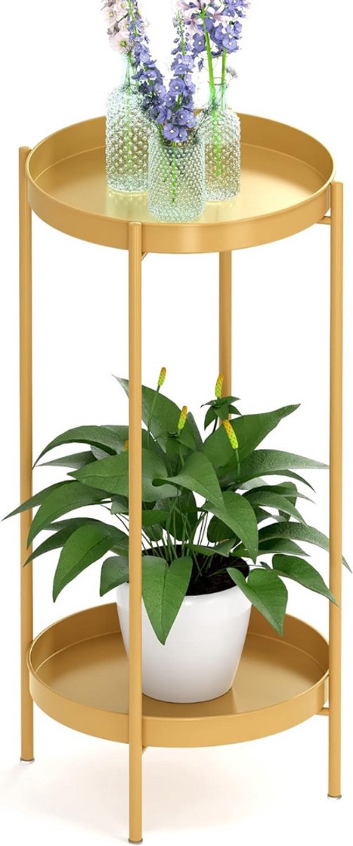 DailySupplies® Plantentafel - Plantenrek Buiten - Plantensteun - Plantenstandaard - Metaal