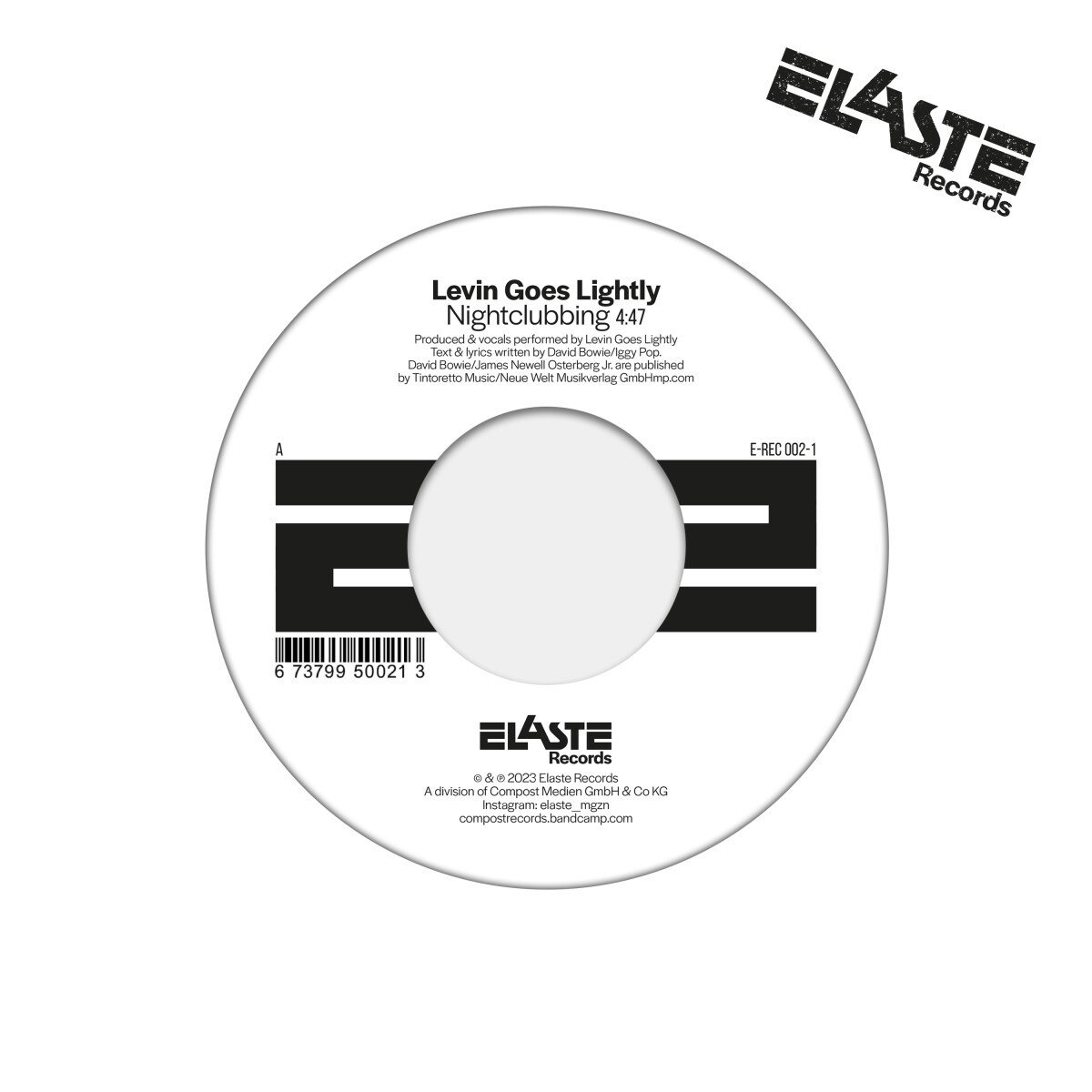 Levin Goes Lightly & The Members - Nightclubbing / The Model (7" Single)