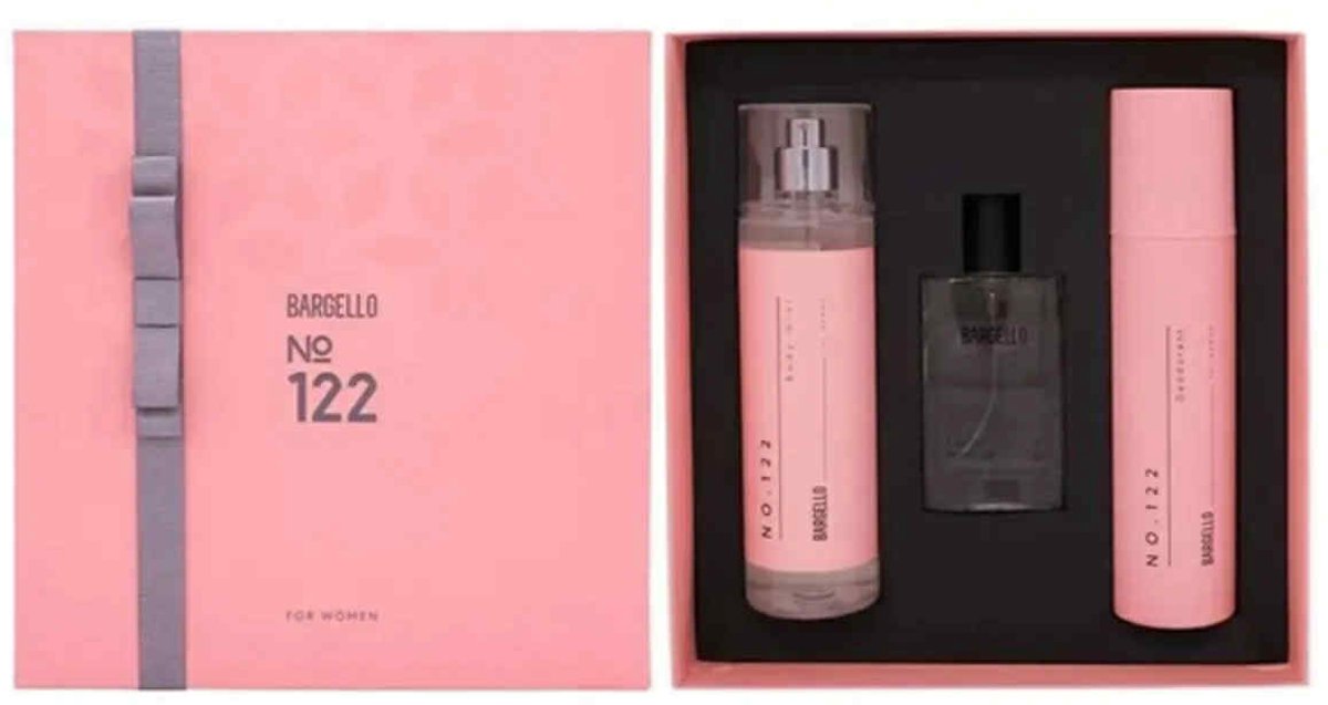 Bargello No: 122 Dames Parfumset Speciale Box Geschenkset - Damesparfum 50 ml + Body Spray 210 ml + Deodorant 150 ml